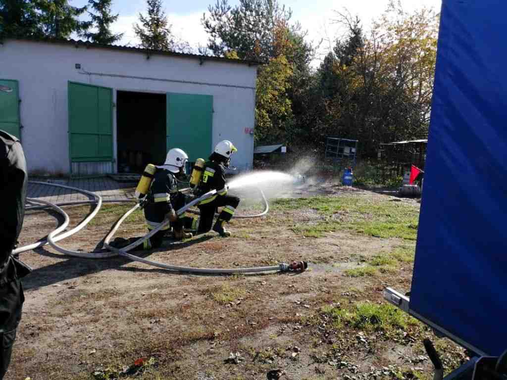 ćwiczenia strażackie