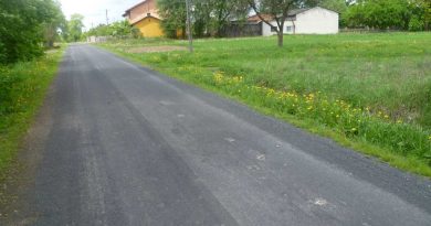 remontowana droga w gminie Buczek